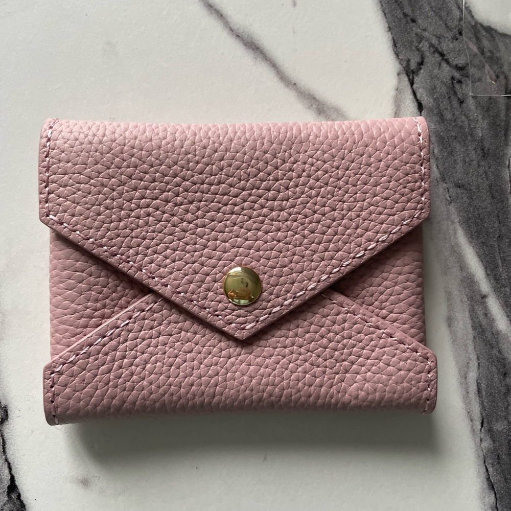 Card Holder / Real Togo Leather / Coin purse / Mini catchall / DUYP / Mauve Pink